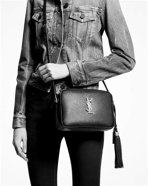 ysl leather camera bag|ysl lou camera bag celebrities.